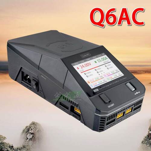 ToolkitRC Q6AC 充电器 4通道 1-6S DC1000W AC400W XT60 15A 4CH