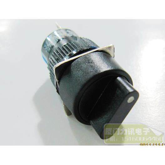 选择开关 AS6-K 短柄旋钮开关二档 直径16MM 两档选择开关 现货