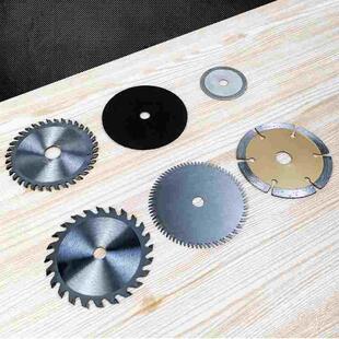 迷你电圆锯切割片砂轮片85mm木工合金24齿锯片多材料切割家用工具