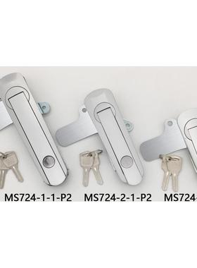 MS724新AB403-1电柜门锁新型AB401新款AB402大中小平面锁