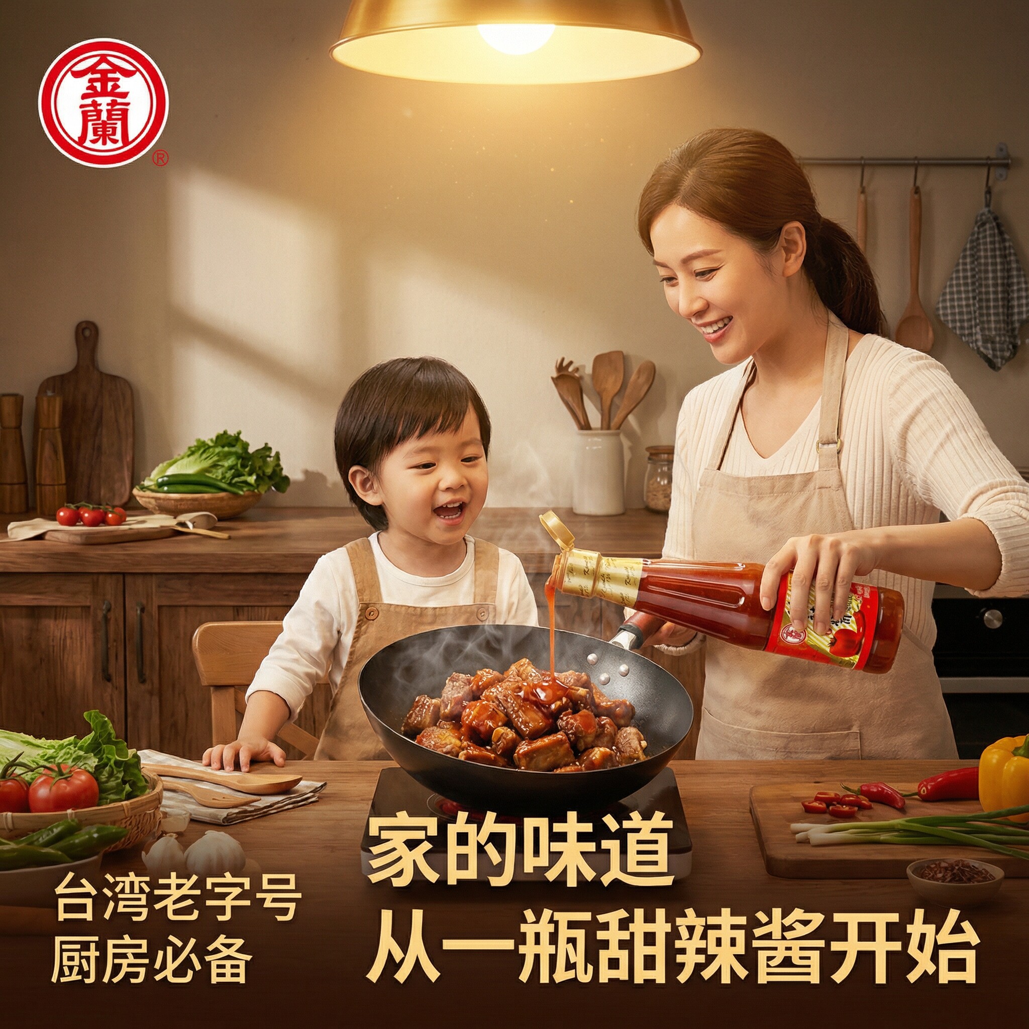 台湾正品金兰甜辣酱340g正宗台湾风味妈妈的味道糖醋淋酱薯条蘸酱