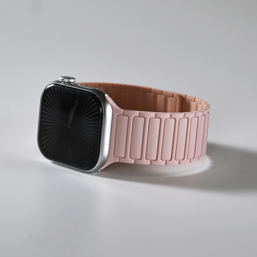 夏季硅胶磁吸手表带适用苹果手表s11表带iwatch109applewatch表带
