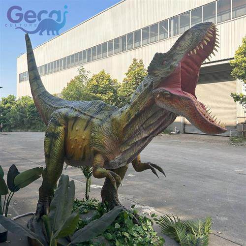自贡工厂大型仿真霸王龙户外园林景区主题公园大型装饰机械恐龙