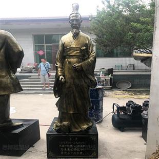 玻璃钢人物雕塑古代诗人名人屈原雕塑传统名人名像校园人物大摆件