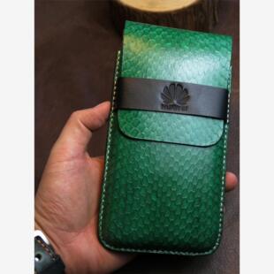 适用于手机套蛇皮翻盖华为mateXT非凡大师折叠屏mate70pro手机套60RS保护套P80 X5墨绿色 P70pro套mateX6