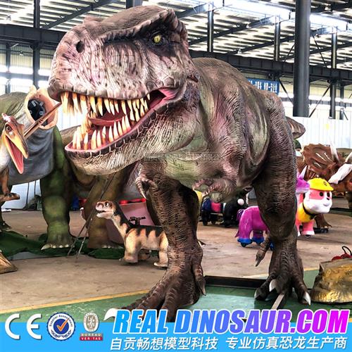 大型仿真恐龙头主题公园博物馆酒店房地产展览机械霸王龙制作工厂