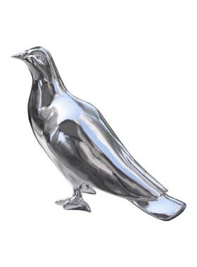 仿真鸽子摆件动物雕塑仿不锈钢铜小鸟燕子户外庭院花园室内装饰品