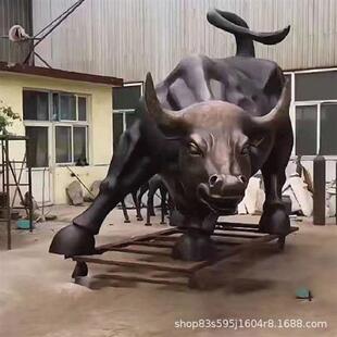铸铜雕塑拓荒牛老黄牛景观雕塑广场大铜牛户外雕塑摆件