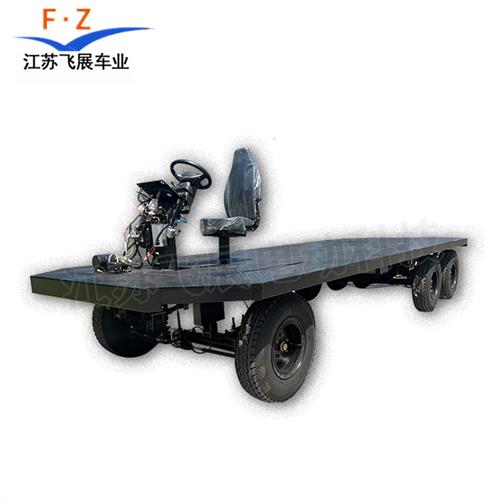 重型船型低速花车六轮双驱电动巡游彩车街景车影视道具车底盘