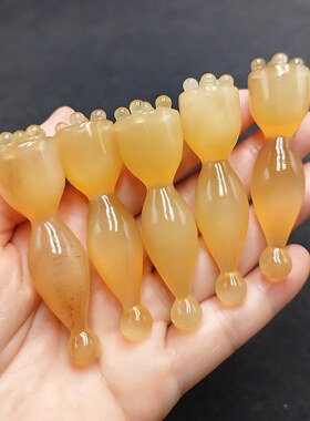 牛角色小莲蓬面部穴位按