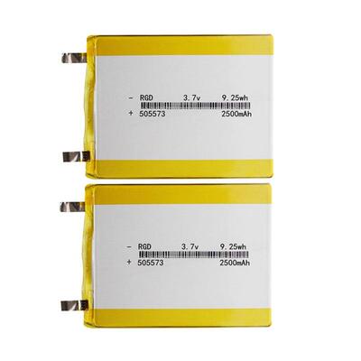 全新A品505573聚合物锂电池2500mAh 3.7V定位器LED台灯电池KC认证