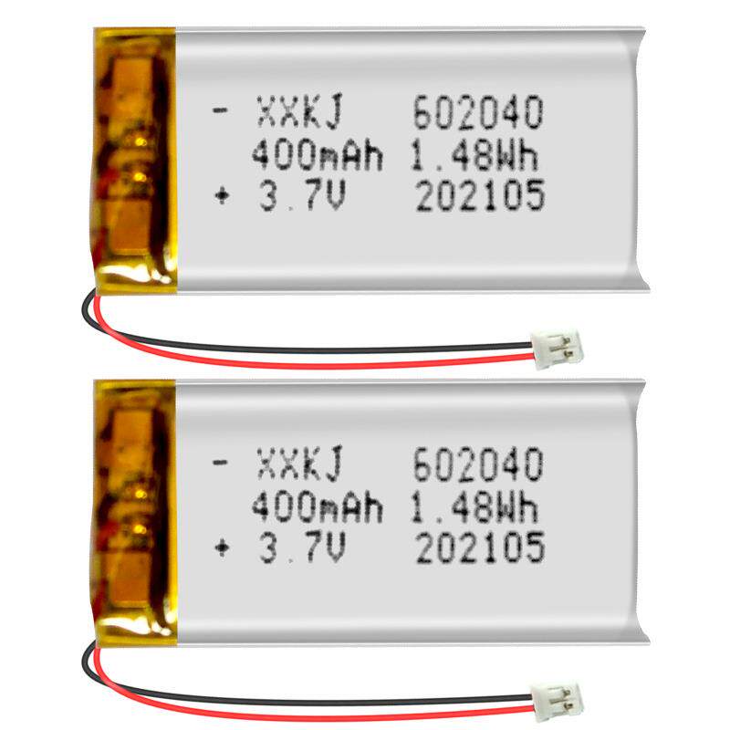 602040现货400mAh 3.7V聚合物锂电池 美容仪小夜灯