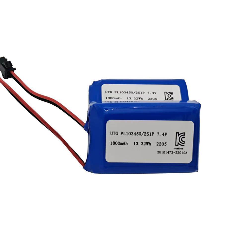 103450聚合物锂电池KC认证医疗产品户外充气泵7.4V180