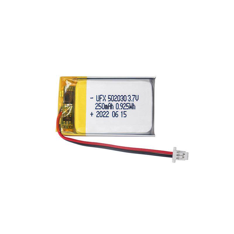 UFX502030 3.7v 250mAh聚合物锂电池美容仪GP