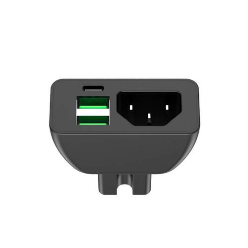 新款新国标66W(2+2)电动车充电器USB超级快充电瓶车typeC闪充