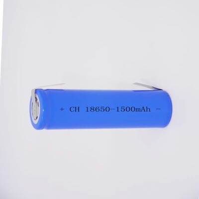 18650锂电池3.7V理发器电推剪毛球修剪器充电锂电池带焊片1200mah