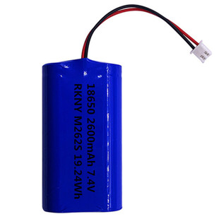 扩音器7.4V2600毫安锂电池组18650唱戏看戏机视频机可充电考勤机