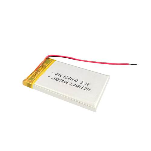 804050聚合物电池2050mah3.7V充电电池按摩仪/暖手宝/学习机等