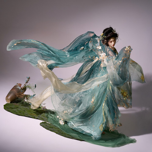 异志阁原创汉服桂花汉元素【金桂】改良重工刺绣秋季中秋节庆新款