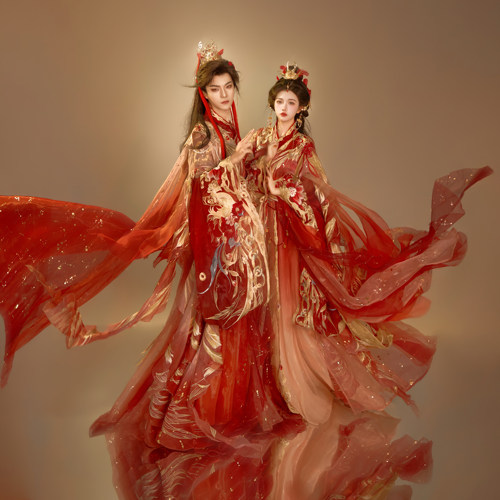 异志阁原创南北朝婚服新年战袍