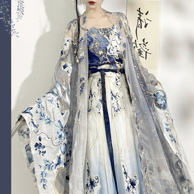 重工刺绣青瓷龙异志阁