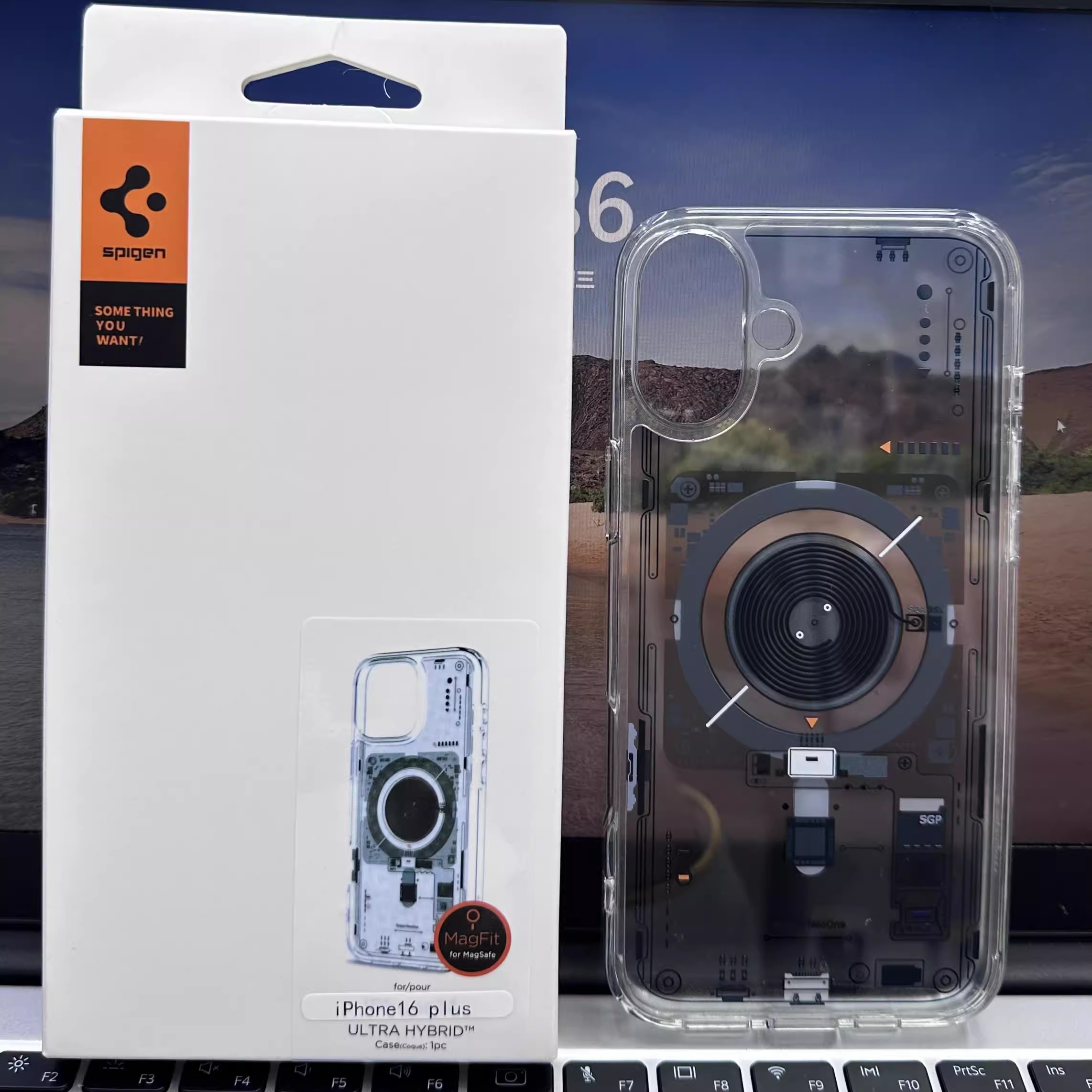 韩国spigen同款3D立体特别款适用苹果16ProMax磁吸MagSafe手机壳iPhone15pro新款三星s25高级感s24透明保护套