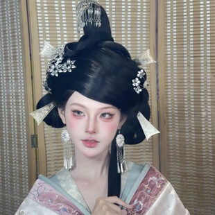 新款赵合德同款少数民族发饰汉服短流苏苗族头饰苗银发簪古风妆造