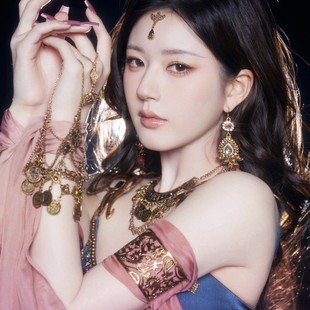 新款赵露思同款敦煌飞天神女头饰汉服敦煌风舞蹈手链项链配饰耳环