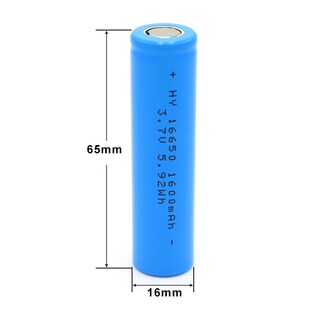 16650锂电池 3.7V 1600mAh16650锂电池  充电16650锂电池