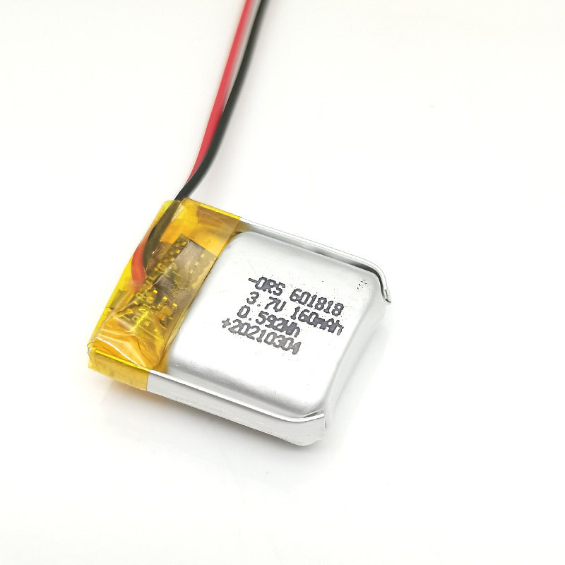 电池601818运动相机训狗器钓鱼灯电子玩具礼品140mAh聚合
