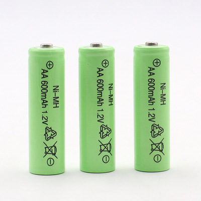 1节 5号Ni-MH镍氢充电电池AA600mAh尖头遥控器剃须刀遥控车玩具等