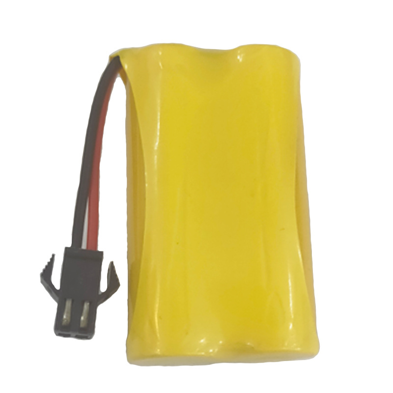 AA2.4V700mah太阳能灯遥控玩具汽车带插头充电电池组定制