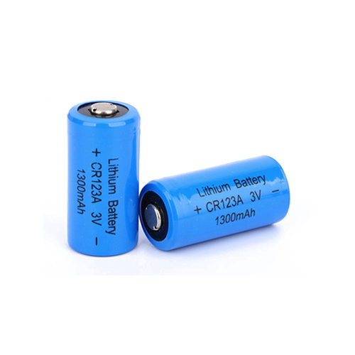 锂电池手电筒CR123A容量1300mAh3V相机锂锰电池直供