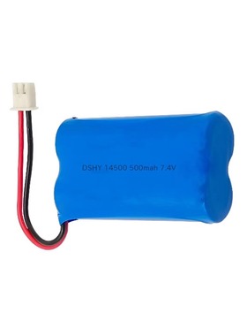 ICR14500电池玩具水美容仪可充7.4V锂电池组500MAH