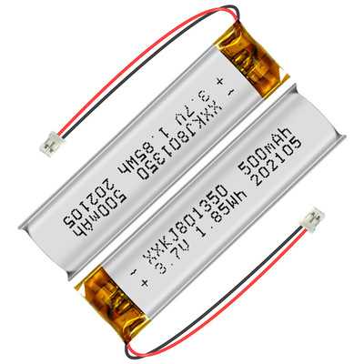XXKJ801350现货500mAh 3.7V聚合物锂电池 智能LED灯具充电电池