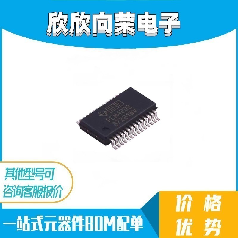 PCM4202DBR PCM4202DB 模数转换器芯片 封装SSOP28 全新原装