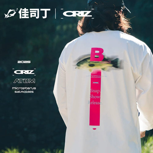 ORIZ鲈鱼路亚春秋长袖T恤男女