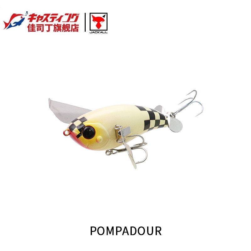 日本小胖浮水型假饵路亚假摇滚