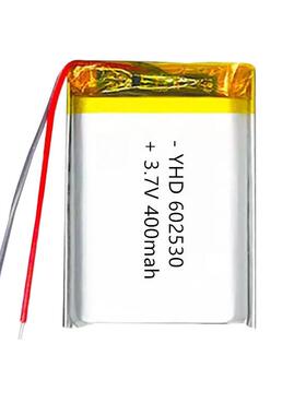 602530聚合物锂电池KC认证3.7V400mah头灯拍拍灯防丢器电池