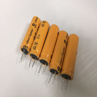电容充电电池13400 3.7V电动牙刷电池按摩器法拉电容电池 380MAH
