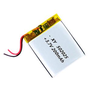 302025 402025 452025 502025聚合物锂电池200mAh 智能手表锂电池