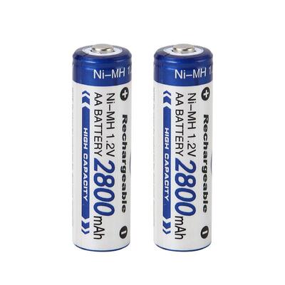 5号AA1.2V 2800mAH闹钟台灯钟表喊话器NI-MH镍氢usb充电电池