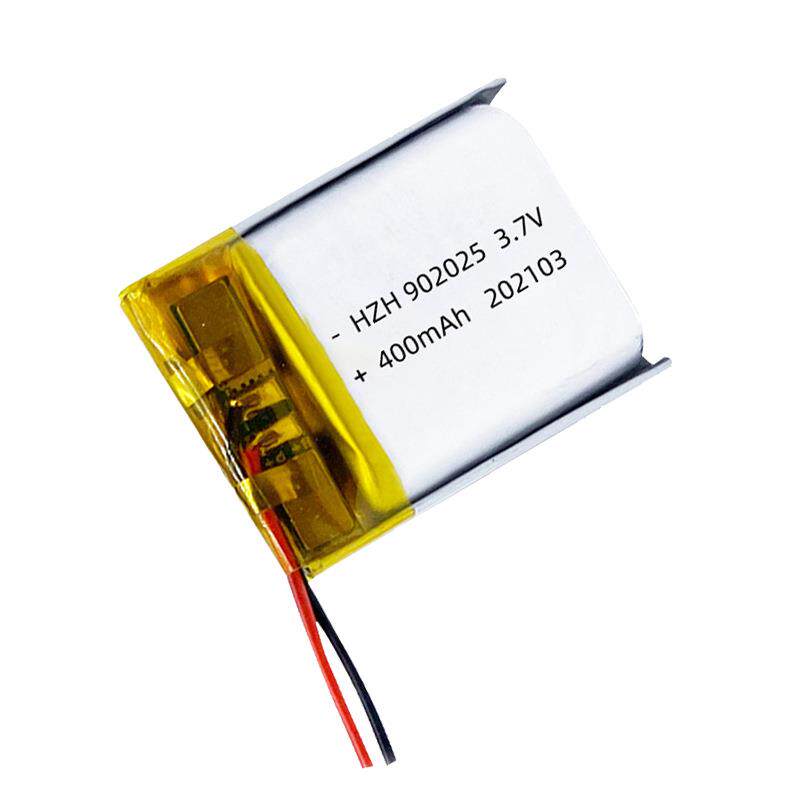 902025聚合物锂电池厂家定制3.7V400mAh玩具消费电子聚合物定做 - 实物图