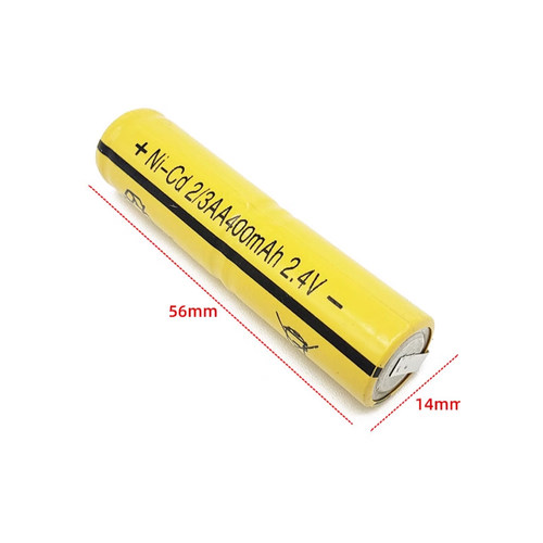2.4V电动剃须刀刮胡刀理发器HS308HS9216充电电池2/3AA400mAh - 封面