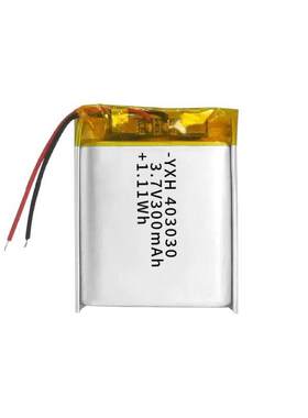 403030聚合物锂电池3.7V300毫安智能锁美牙仪生活小电器等等