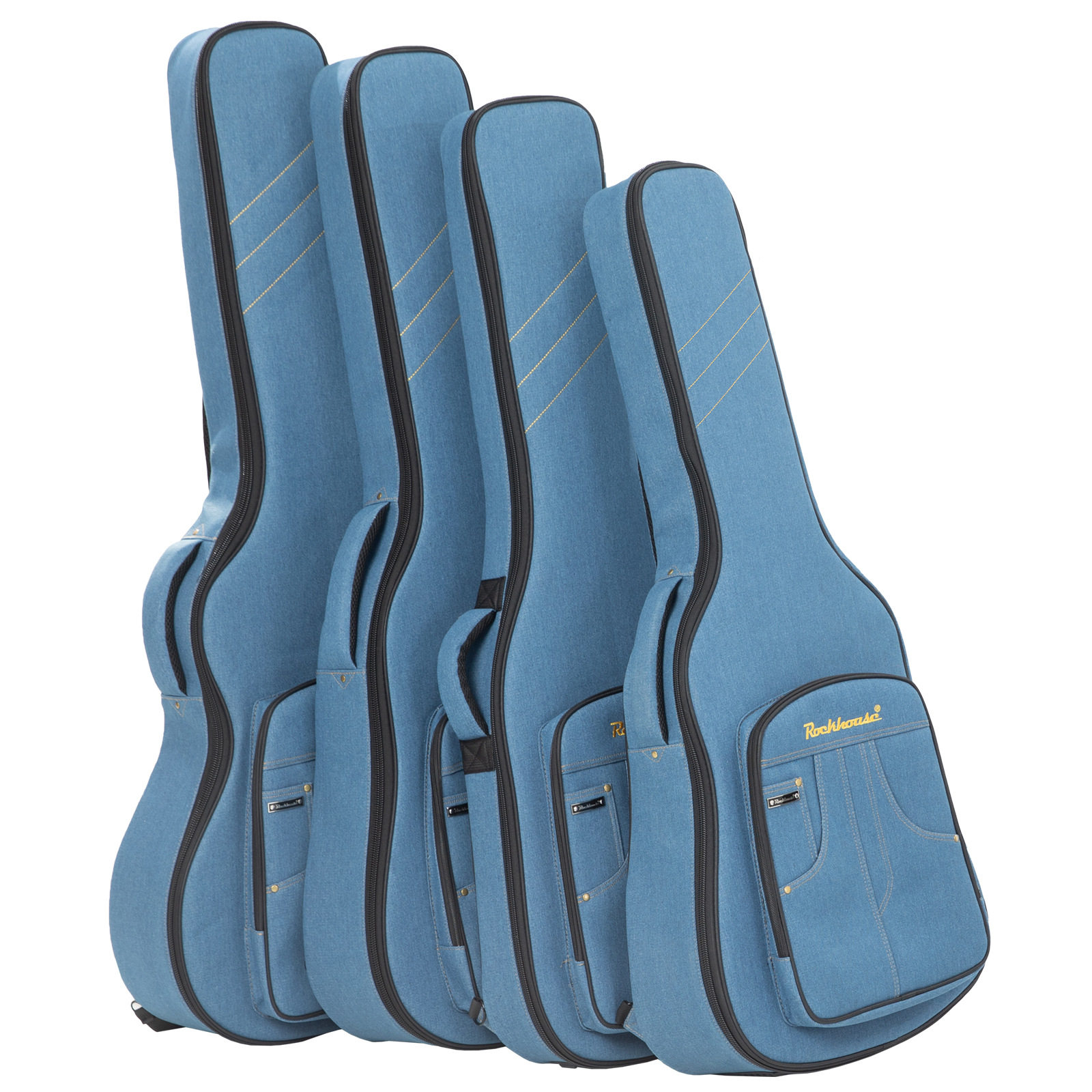 rockhouse吉他包36/40/41寸专用 电吉他专用加厚双肩琴包贝斯背包