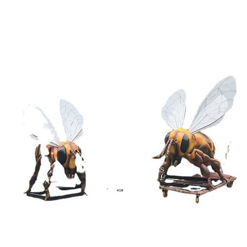 仿真昆虫机械电动蜜蜂摆件景区公园动物园比列放大昆虫摆件