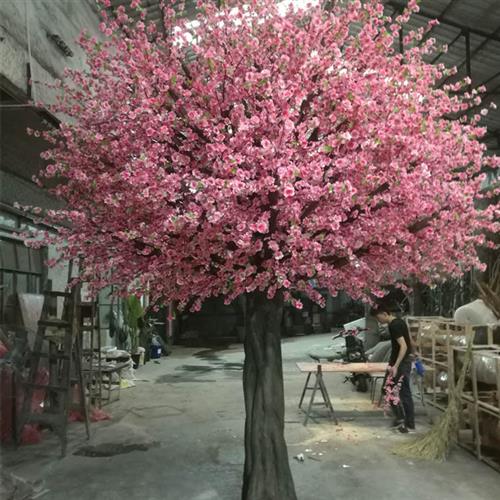 仿真桃花树假桃花树厂家婚庆公司桃花树布景影视假桃花树道具布景