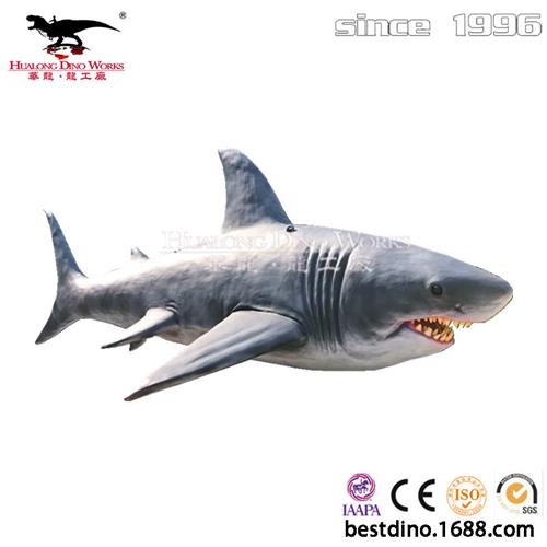 仿真海洋生物鲨鱼乌龟章鱼电动模型源头厂家来图制作美陈产品