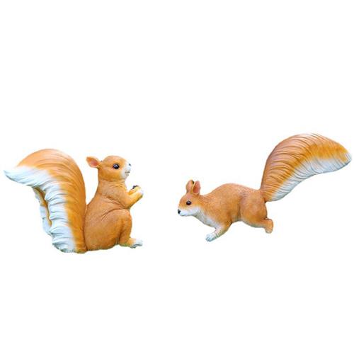 玻璃钢仿真松鼠雕塑户外动物景观小品花园林草坪装饰爬树松鼠摆件